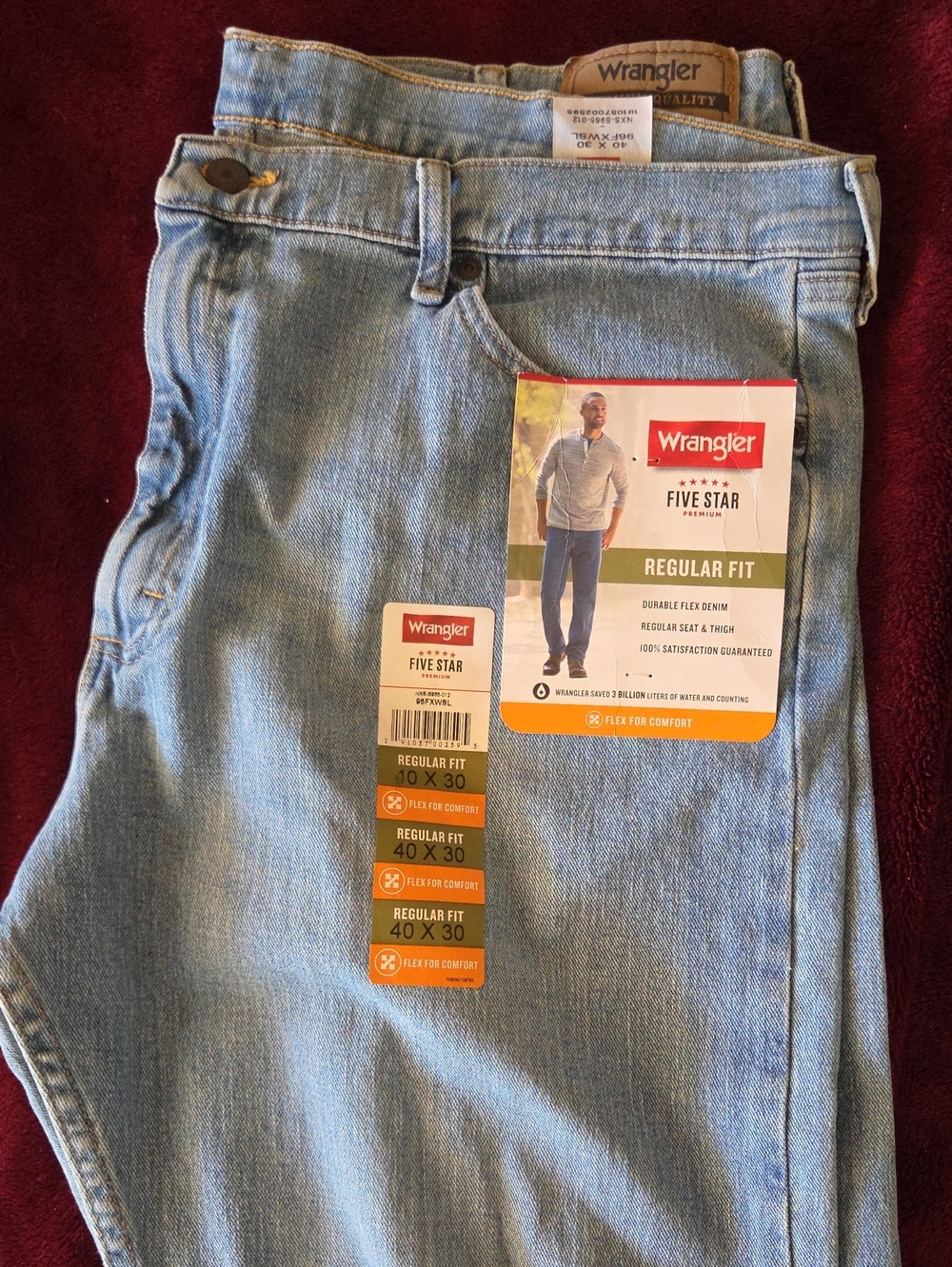 Wrangler Light Blue Denim Jeans